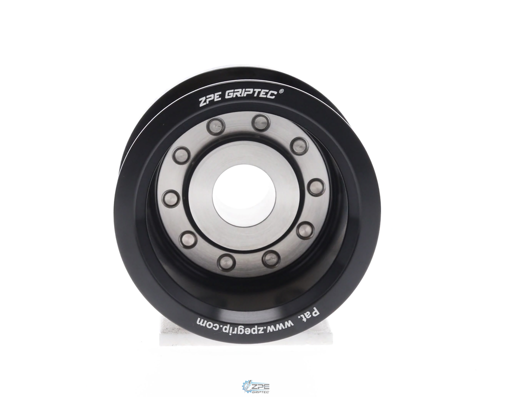 2.38" 8 Rib ZPE GripTec® 2pc MKII LT4 L3V Black Pulley & Hub Kit