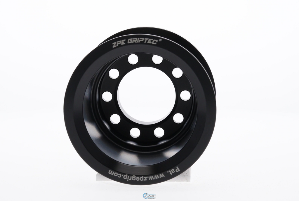 ZPE GripTec® 2pc MKII LS9 11 Rib Black Supercharger Pulley