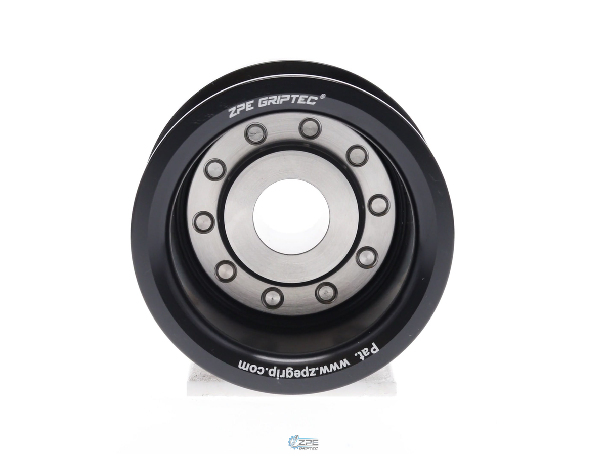 2.38" 8 Rib ZPE GripTec® 2pc MKII LSA L3V Black Pulley & Hub Kit