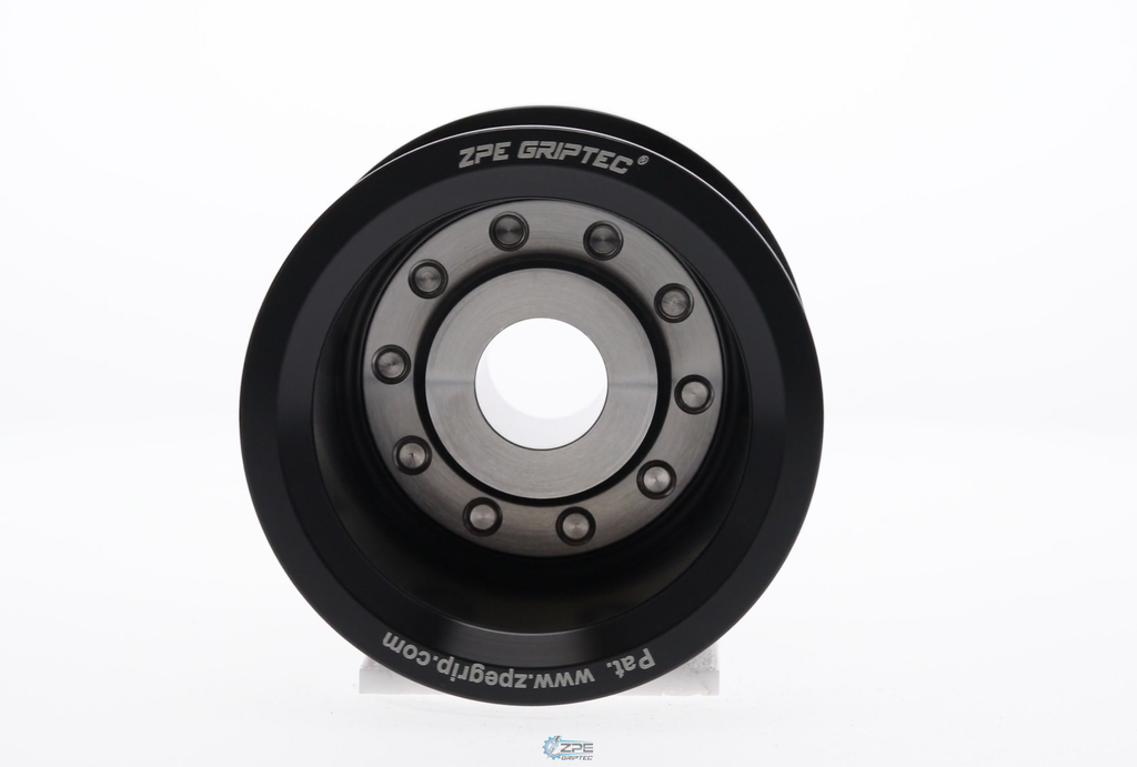 ZPE GripTec® 2pc MKII LS9 11 Rib Black Supercharger Pulley
