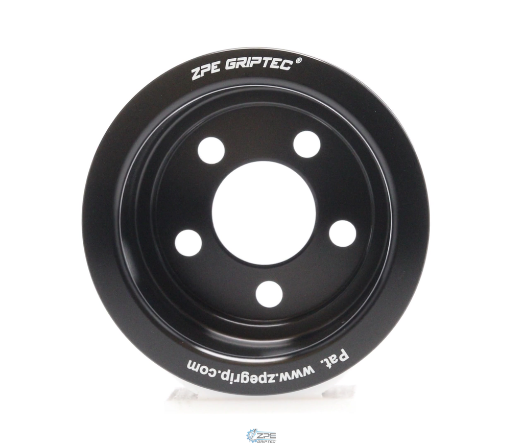 2.90" 6 Rib ZPE GripTec® 2pc FMS Ford-Roush TVS R2650 L3 Black Pulley Only