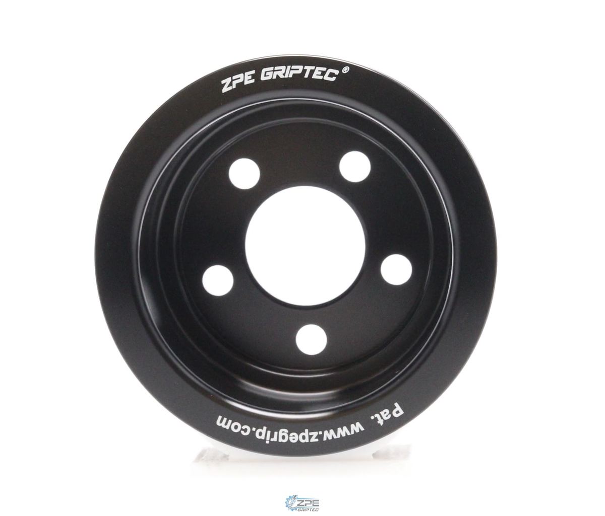 2.90" 6 Rib ZPE GripTec® 2pc FMS Ford-Roush TVS R2650 L3 Black Pulley Only
