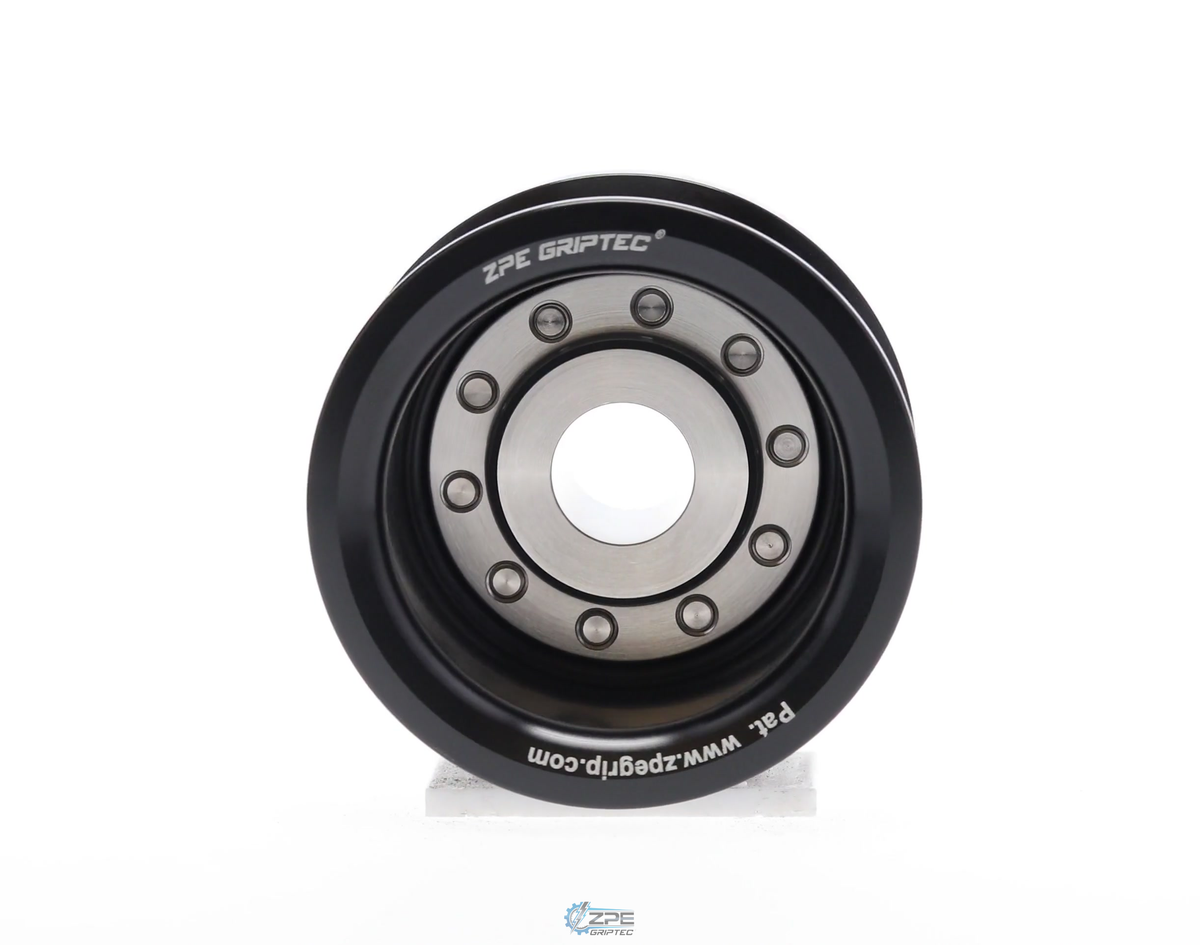 2.45" 8 Rib ZPE GripTec® 2pc MKII LSA L3V Black Pulley & Hub Kit