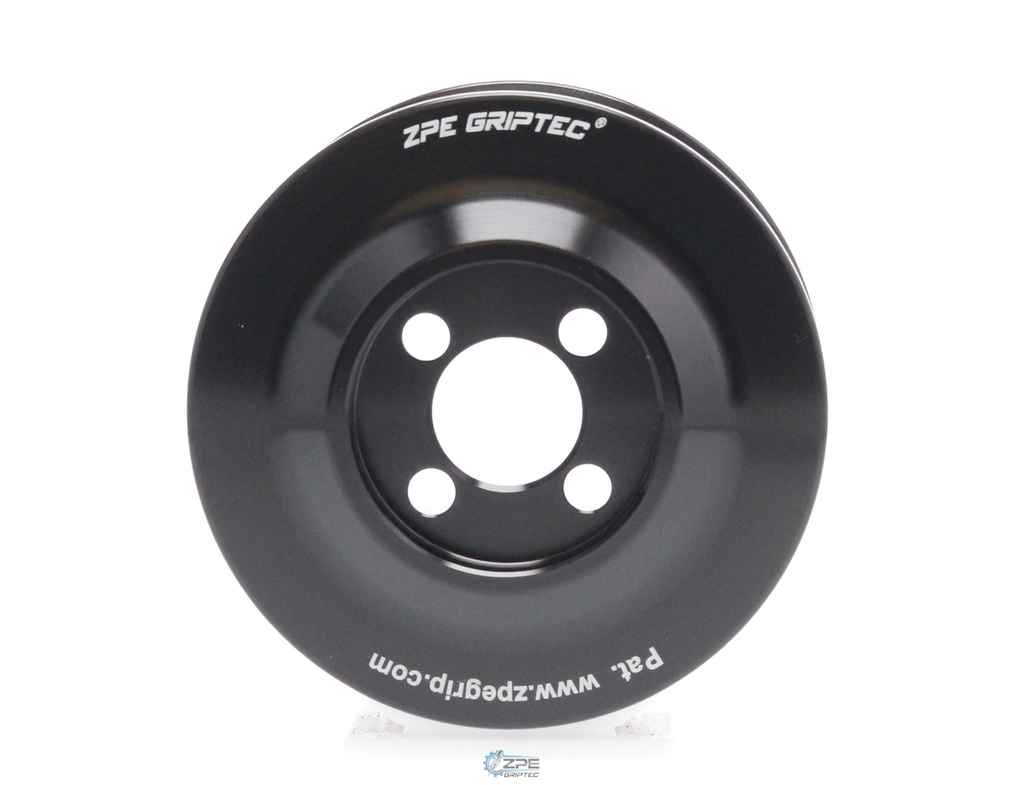 3.125" 6 Rib ZPE GripTec® Whipple Standard L3 Black Pulley