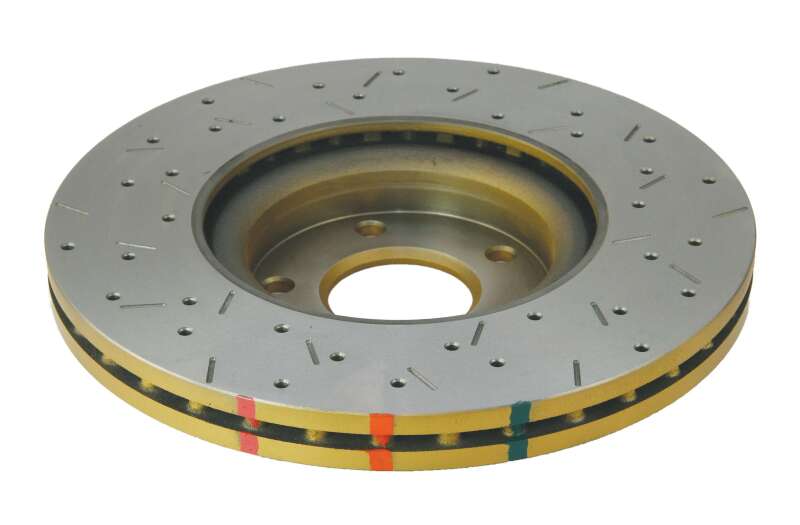 DBA 06-07 350Z / 05-07 G35 / 06-07 G35X Front Drilled & Slotted 4000 Series Rotor (view 2)