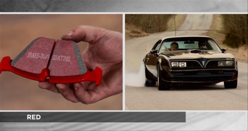 EBC 12-15 Porsche 911 (991) (Cast Iron Rotor only) 3.8 Carrera S Redstuff Rear Brake Pads (view 7)