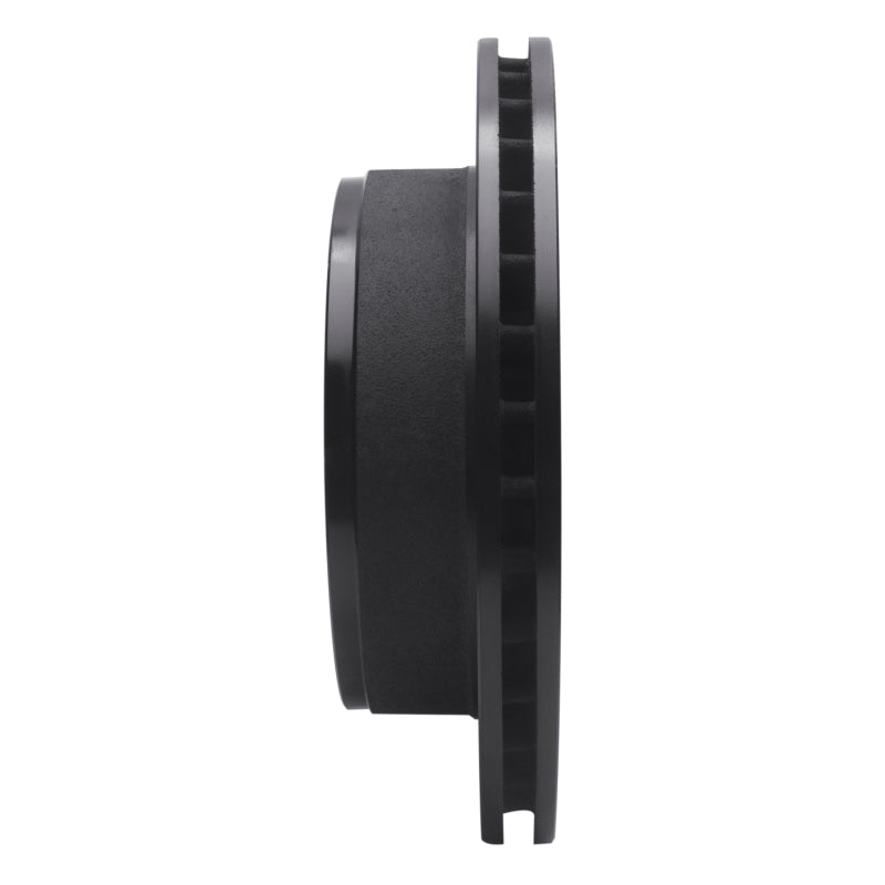 R1 99-25 Chevrolet Express 3500 Rear Right Drilled & Slotted Black Brake Rotor Secondary image