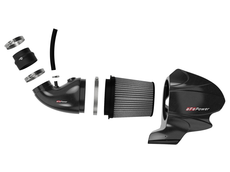 aFe Momentum Carbon Fiber CAIS w/ Pro Dry S Filter 12-19 Jeep Grand Cherokee SRT8 (WK2) V8-6.4L (view 3)