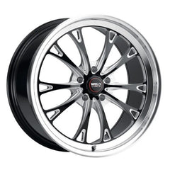 Weld 17x10 / 5x114.3 / ET +49 Belmont Drag S157 Wheel - Gloss Black W/ Milled Spokes