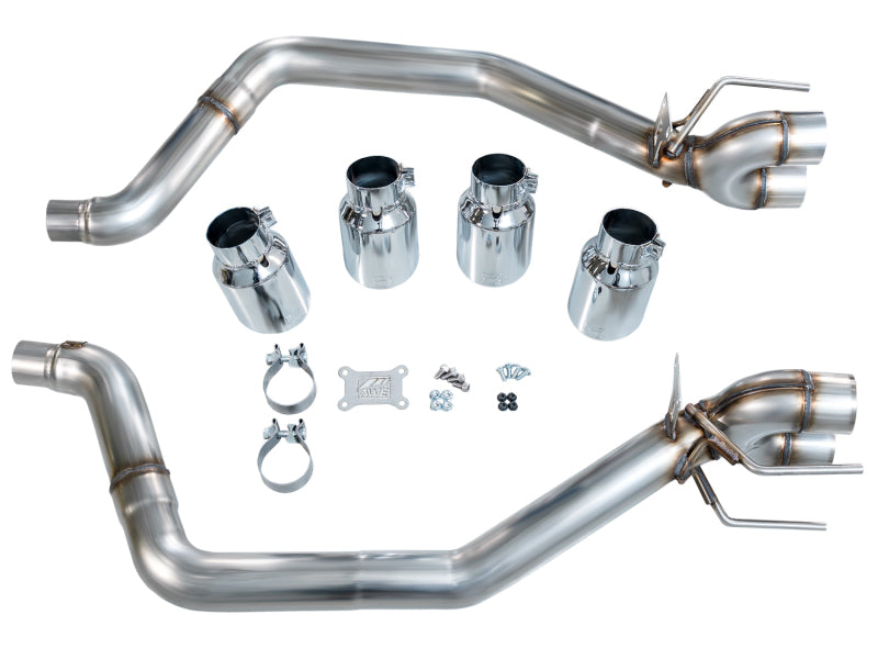AWE Tuning 09-13 Chevrolet Corvette 6.2L Track Edition Axle-Back Exhaust w/ Chrome Silver Tips (view 7)