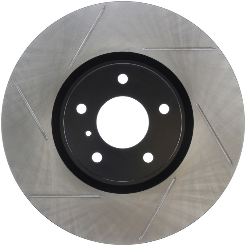 StopTech Power Slot 07-08 Infiniti G35 2WD / 08 G37 Coupe SportStop Slotted Front Right Rotor Main image
