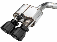 AWE 2024 Ford Mustang Dark Horse S650 RWD SwitchPath Cat-Back Exhaust w/ Quad Diamond Black Tips