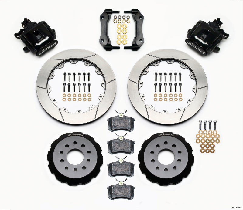 Wilwood Combination Parking Brake Rear Kit 12.88in Mustang 94-04 Main image