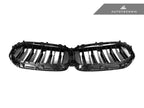 AutoTecknic G05 X5 LCI Dual-Slat Front Grille - Gloss Black