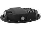 aFe Power Pro Series AAM 9.5/9.76 Rear Diff Cover Black w/Mach Fins 14-19 GM Silverado/Sierra 1500 (view 3)