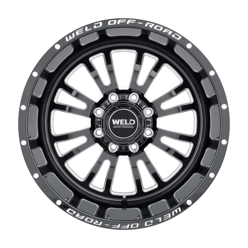 Weld Slingblade 20x9 / 8x165.1 / 5.75 BS / 125.1 HB - Gloss Black Milled - Non-BL Wheel Secondary image