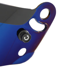 RaceQuip PRO Series Shield - Blue Iridium