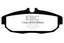 EBC 12 Ford Mustang 5.8 Supercharged (GT500) Shelby Yellowstuff Rear Brake Pads