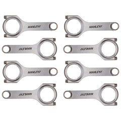 Manley Chevy Small Block LS/LT1 6.125in H Beam Connecting Rod Set w/ ARP2000 Bolts