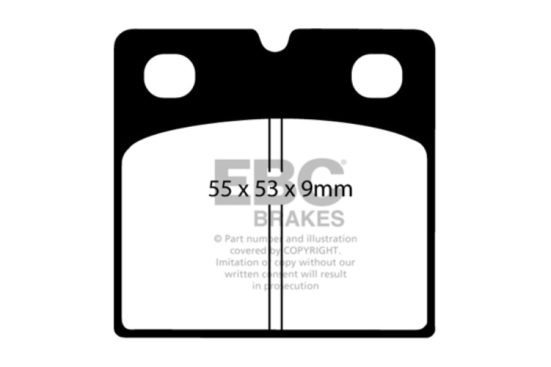 EBC 04-12 Aston Martin DB9 Parking Brake Ultimax2 Rear Brake Pads Main image