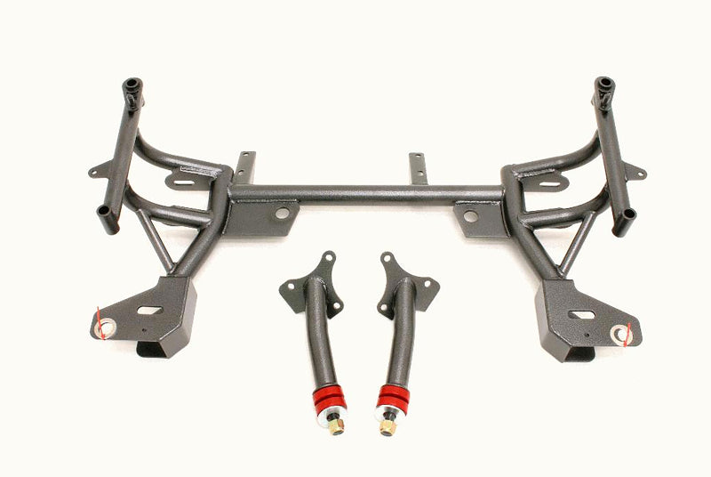 BMR 93-02 F-Body K-Member w/ Turbo SBC/BBC Motor Mounts and Pinto Mounts - Black Hammertone Main image