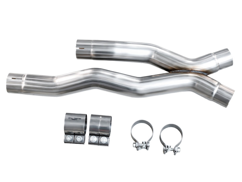 AWE Tuning BMW F97 X3 M Non-Resonated Performance Mid Pipe (view 3)