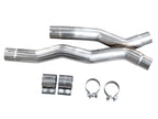 AWE Tuning BMW F97 X3 M Non-Resonated Performance Mid Pipe (view 3)