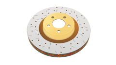 DBA 01-07 BMW M3 E46 w/325mm rotor Front Drilled & Slotted 4000 Series Rotor