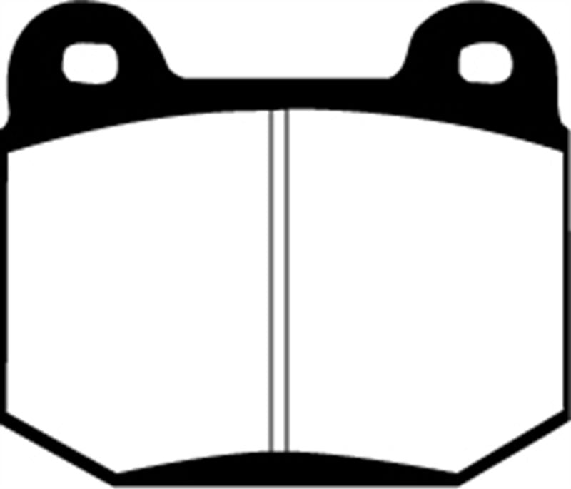 EBC 03-04 Infiniti G35 3.5 (Manual) (Brembo) Yellowstuff Rear Brake Pads Main image