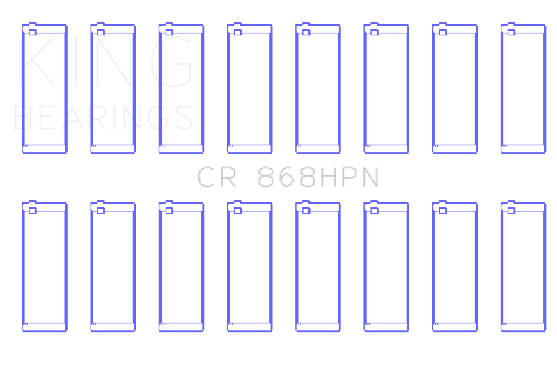 King Engine Bearings Ford Prod V8 4.6L/5.4L Performance Rod Bearing Set - Size STD Main image