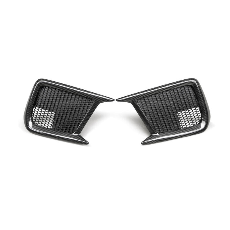 Seibon 18-19 Subaru Impreza WRX/STi Carbon Fiber Fog Light Surrounds (pair) Main image