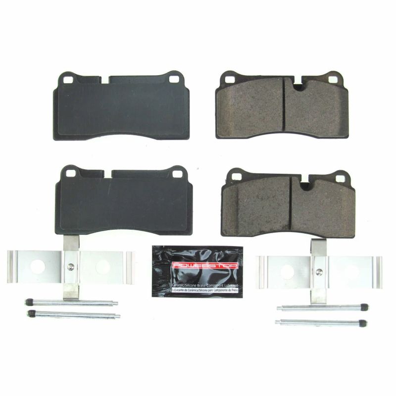 Power Stop 08-12 Audi R8 Rear Z23 Evolution Sport Brake Pads w/Hardware Main image