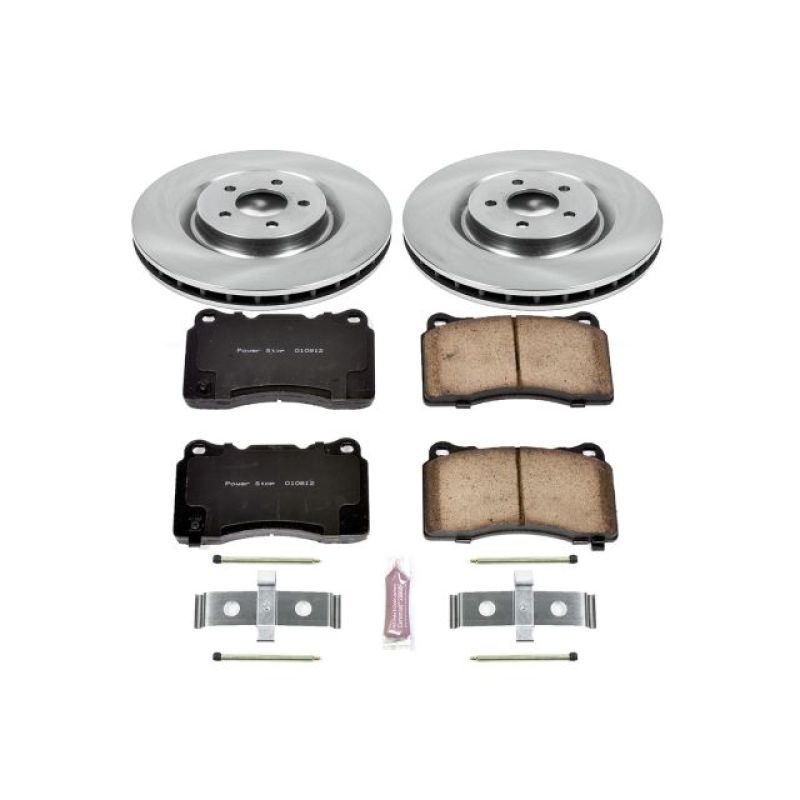 Power Stop 07-14 Ford Mustang Front Autospecialty Brake Kit Main image