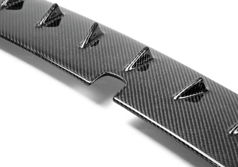 Seibon 08-10 Mitsubishi Evo 10 SA-Style Carbon Fiber Roof Fin Spoiler *excl Evo w/Sound Pack/Sunroof Main image