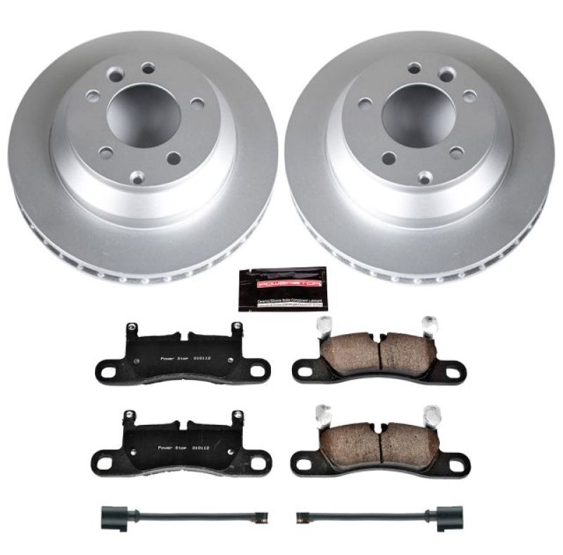 Power Stop 11-18 Porsche Cayenne Rear Z23 Evolution Sport Coated Brake Kit Main image