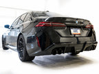 AWE Tuning BMW G90/G99 M5 Track Edition Cat-Back Exhaust - Diamond Black Tips (view 3)