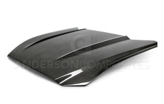 Anderson Composites 15-17 Ford Mustang Eco Boost Type-OE Double Sided Hood