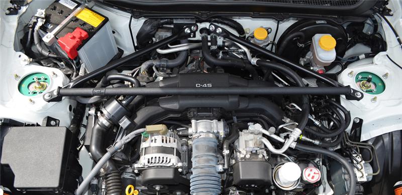 GrimmSpeed Subaru BRZ / Scion FR-S Strut Tower Brace - Black Main image
