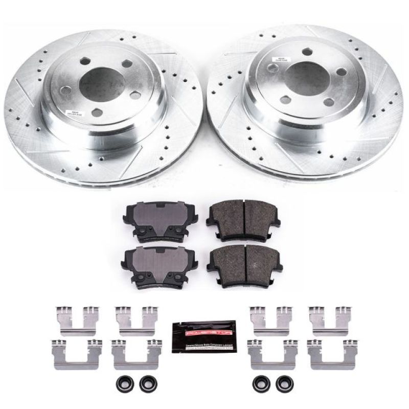 Power Stop 05-19 Chrysler 300 Rear Z23 Evolution Sport Brake Kit Main image