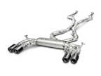 Akrapovic 15-17 BMW X5M (F85) Evolution Line Cat Back (Titanium) w/ Carbon Tips