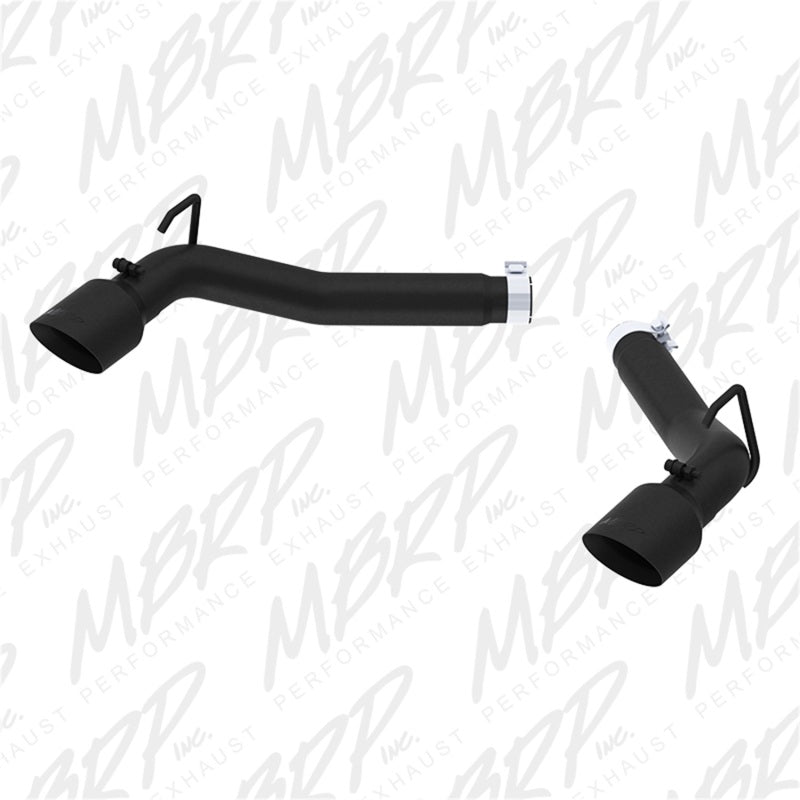 MBRP 2010-2015 Chevrolet Camaro V6 3.6L 3in Black Coated Axle Back Muffler Delete Main image