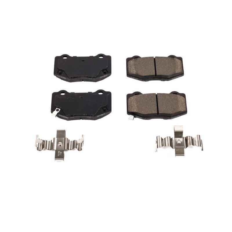 Power Stop 16-19 Cadillac ATS Rear Z17 Evolution Ceramic Brake Pads w/Hardware Main image