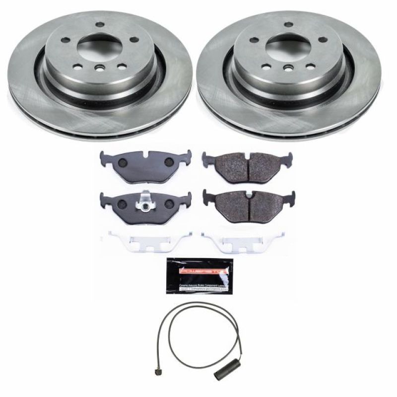 Power Stop 95-99 BMW M3 Rear Track Day SPEC Brake Kit Main image