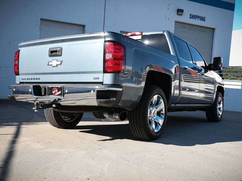 aFe Apollo GT Series 4in 409SS Cat Back Exh System w/Blk Tip 14-18 GM Silverado/Sierra 1500 V8-6.2L Secondary image