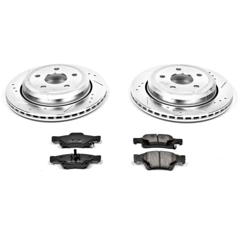 Power Stop 11-19 Dodge Durango Rear Z23 Evolution Sport Brake Kit Main image
