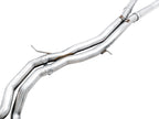 AWE Tuning Audi B9.5 RS 5 Coupe Non-Resonated Touring Edition Exhaust - RS-Style Diamond Black Tips (view 6)