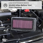 K&N 2019 BMW X5 M50D L6-3.0L DSL Turbo Replacement Air Filter (view 5)