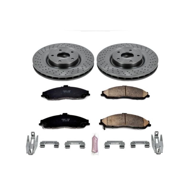 Power Stop 06-09 Cadillac XLR Front Autospecialty Brake Kit Main image