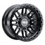 Weld Off-Road Swift 17x9in - 8x180 BP - ET-12 - 124.3mm CB - Gloss Black Wheel & Ring
