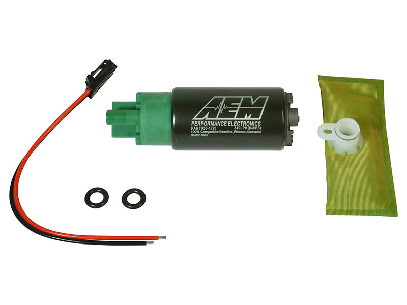 AEM 340LPH 65mm Fuel Pump Kit w/o Mounting Hooks - Ethanol Compatible Main image